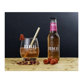 Moj | Roos Framboos | Fles | 12 x 0.2 liter