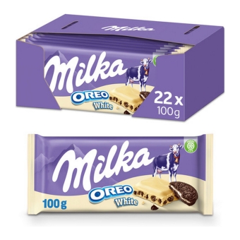 Milka | Oreo White | 22 x 100 gram