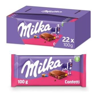 Milka | Confetti | 22 x 100 gram