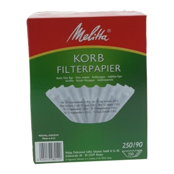 Melitta korffilters 250 mm 250 stuks