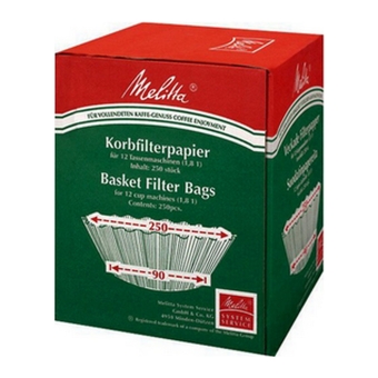 Melitta korffilters 250 mm 250 stuks
