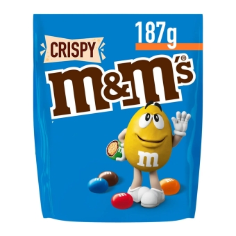 M&M's | Crispy | 12 x 187 gram