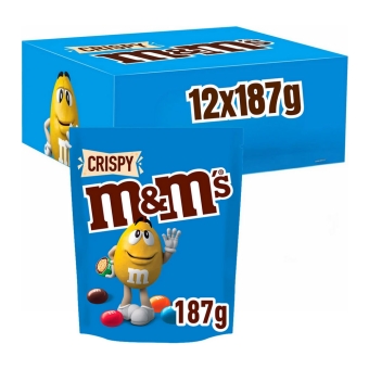 M&M's | Crispy | 12 x 187 gram
