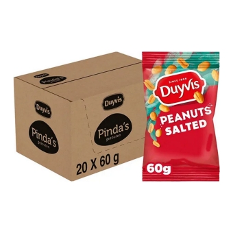 Duyvis | Pinda's Gezouten | 20 x 60 gram