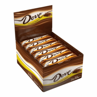 Dove | Caramel | Doos 24 repen