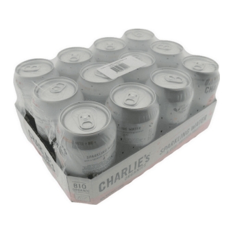 Charlie's Organics | Sparkling Water Grapefruit Bio | 12 x 33 cl