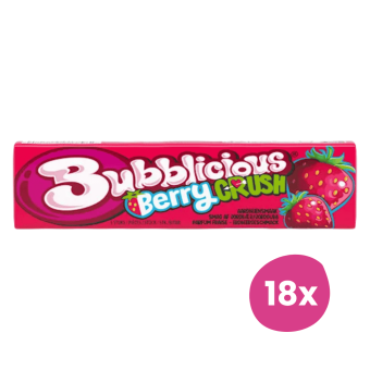 Bubblicious | Aardbei | 18 stuks
