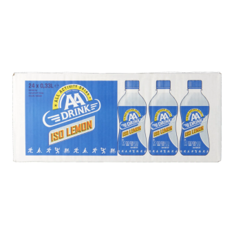 AA drink | Iso Lemon | Petfles | 24 x 33 cl