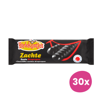 Harlekijntjes | Dropreep | 30 x 66 gram