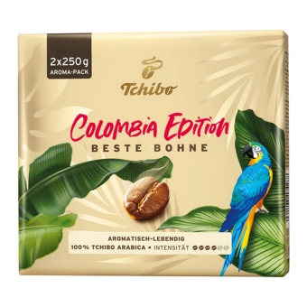 Tchibo | Beste Bohne Colombia Vacuum | 9 x 2 x 250 gram