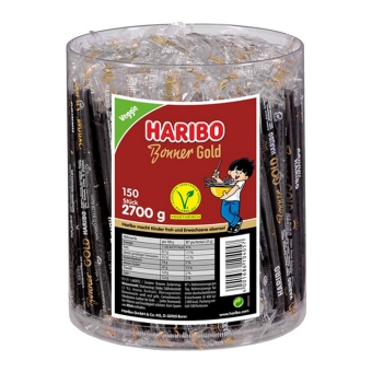 Haribo | Bonner Gold Drop Sticks | 150 stuks