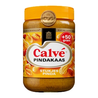 Calve | Pindakaas Stukjes | 650 gram