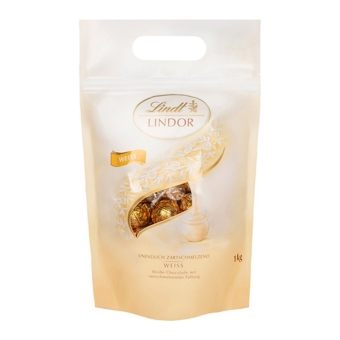Lindt | Lindor Ballen Wit | 1000 gram