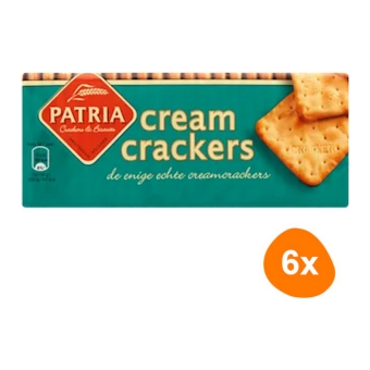 Patria | Cream Crackers | 6 x 200 gram