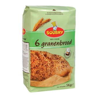 Soubry | Mix Voor 6 Granenbrood | 5000 gram