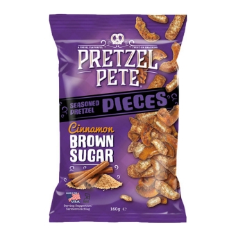 Pretzel Pete | Cinnamon Brown Sugar Pieces | 160 gram