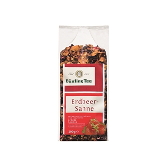 Bunting Tee | Fruchtetee Erdbeer-sahne Zak | 6 x 200 gram