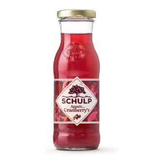 Schulp | Ambachtelijke Appel- & Cranberrysap | 15 x 0.2 liter