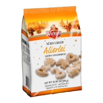Wicklein | Lebkuchen Allerlei Suikerglaz | 20 x 300 gram