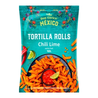 Don Enrico | Tortilla Rolls Chili Lime | 12 x 125 gram