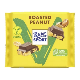 Ritter Sport | Roasted Peanut Vegan | 11 x 100 gram