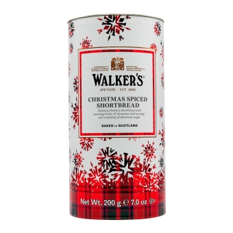 Walker's | Christmas Spiced Shortbread | 12 x 200 gram