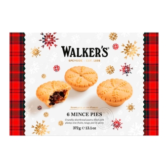 Walker's | Mince Pies Doos | 12 x 372 gram
