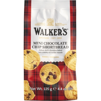 Walker's | Mini Shortbread Choc Chip | 12 x 125 gram