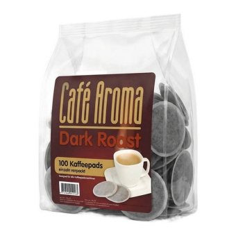 Cafe Aroma | Dark Roast | 8 x 100 pads
