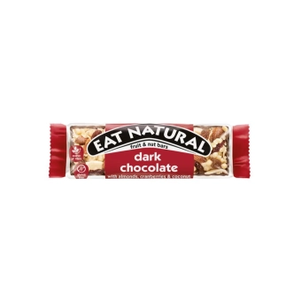 Eat Natural | Dark Chocolate & Cranberry Almond Coconut | 12 x 40 gram