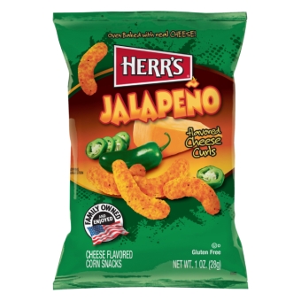 Herr's | Jalapeno Curls | 42 x 28,4 gram