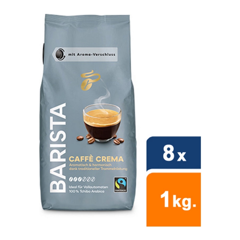 Tchibo | Barista Cafe Crema Bonen | 8 x 1000 gram
