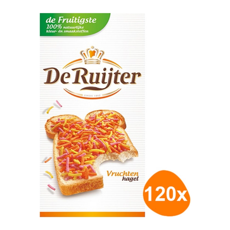 De Ruijter | Vruchtenhagel | 120 x 15 gram