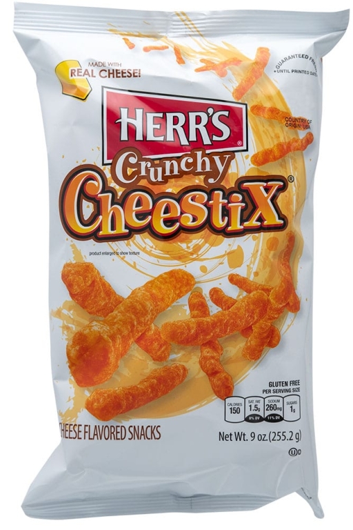 Herr's | Crunchy Cheestix | 8 x 227 gram
