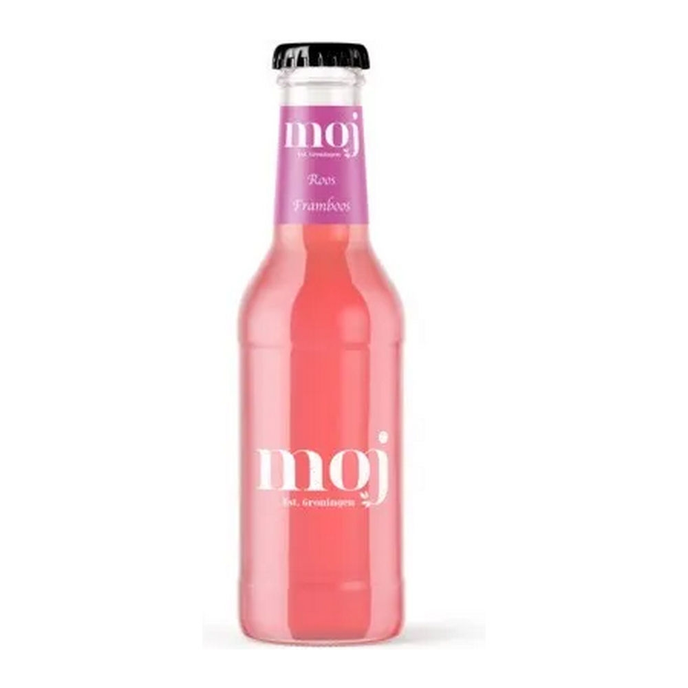 Moj | Roos Framboos | Fles | 12 x 0.2 liter