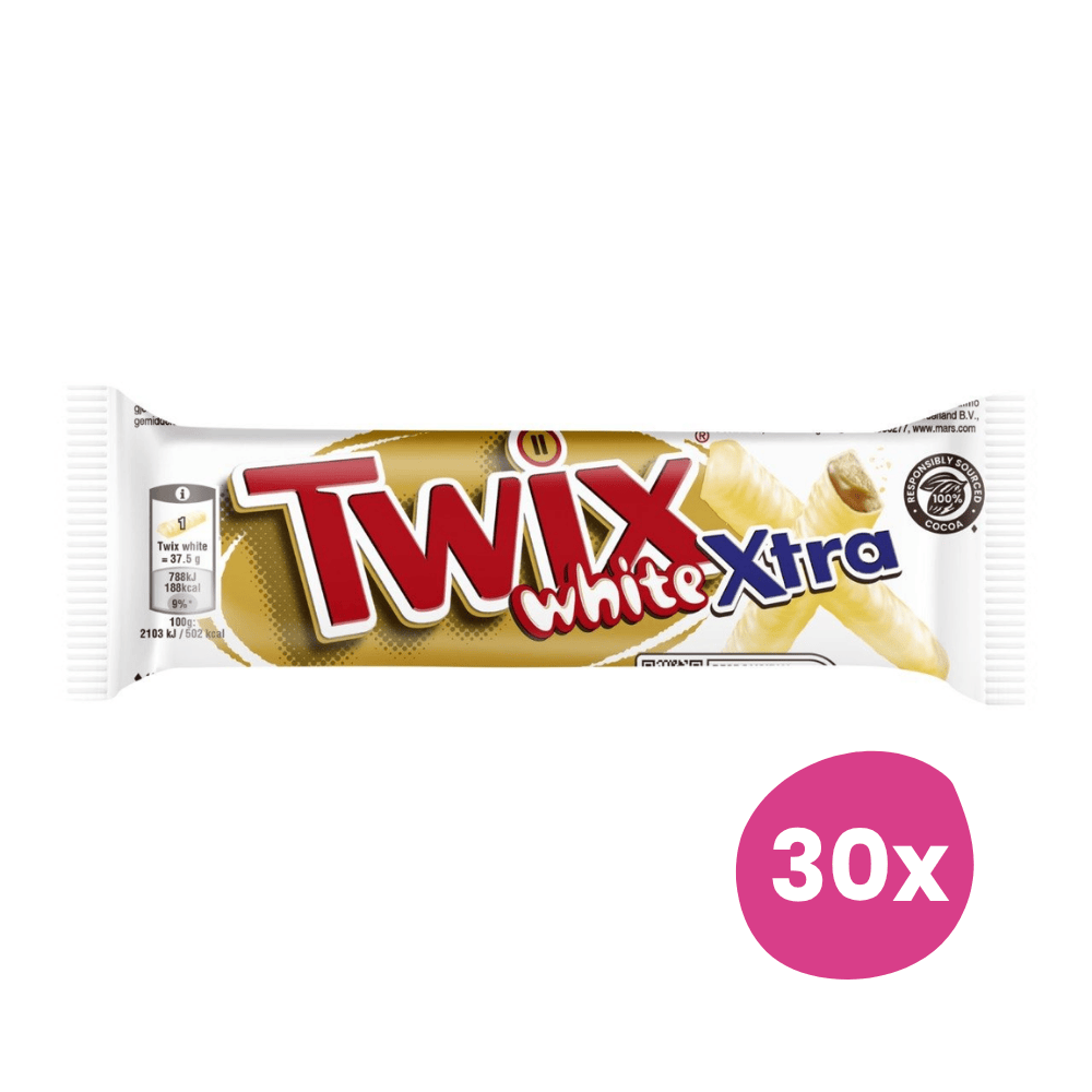 Twix | White Xtra | Doos 30 repen