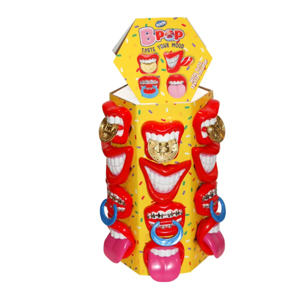 Wom Bpop | Assortiment Lollys | 24 stuks