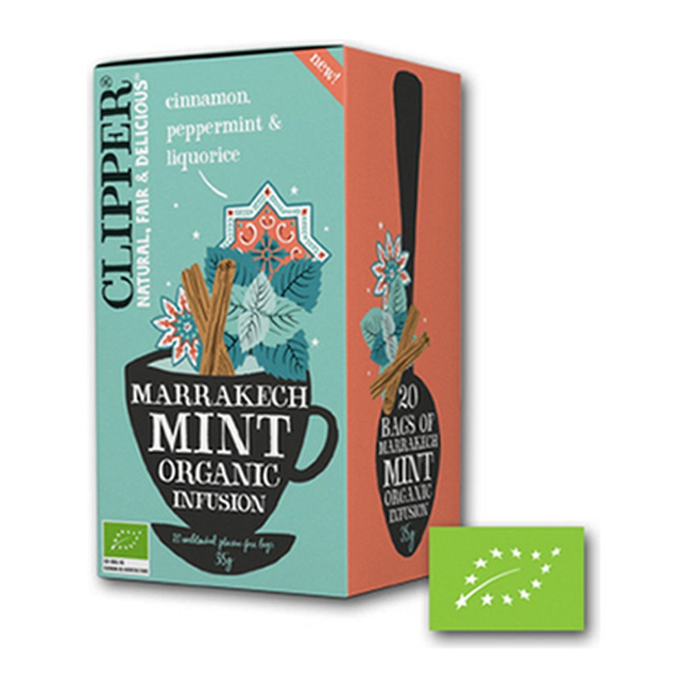 Clipper &VerticalLine; Marrakech Mint Bio  &VerticalLine; 4 x 20 stuks