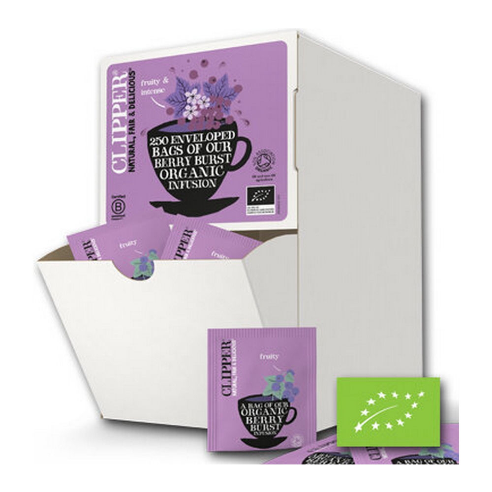 Clipper &VerticalLine; Infusion Berry Burst Bio &VerticalLine; 250 stuks