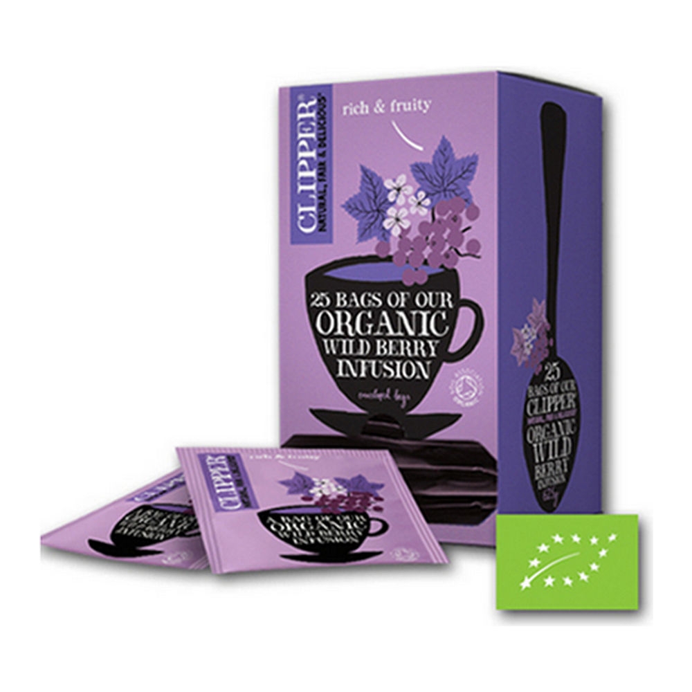 Clipper &VerticalLine; Infusion Berry Burst Bio  &VerticalLine; 6 x 25 stuks