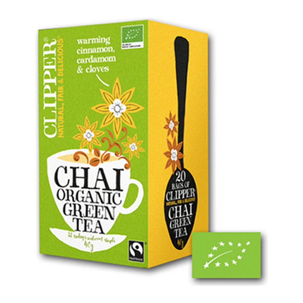 Clipper | Green Tea Chai Bio | 4 x 20 stuks