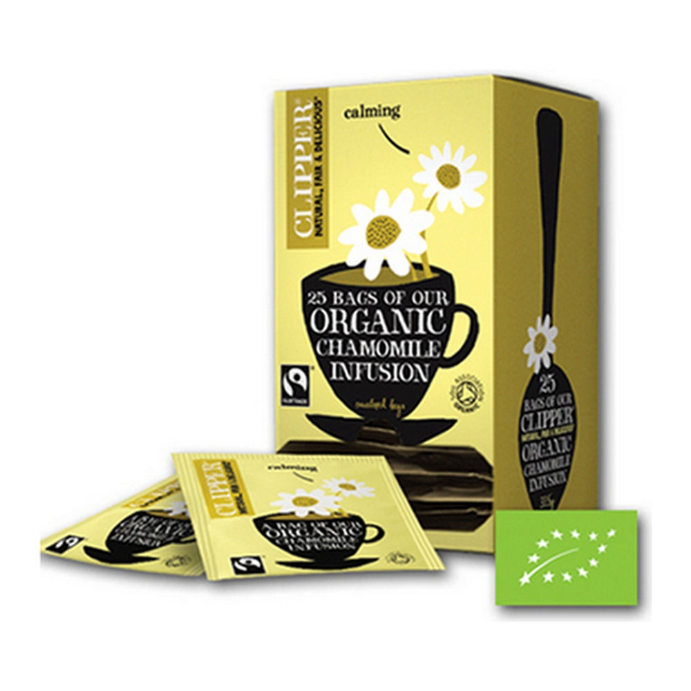 Clipper &VerticalLine; Fairtrade Infusion Chamomile Bio  &VerticalLine; 6 x 25 stuks