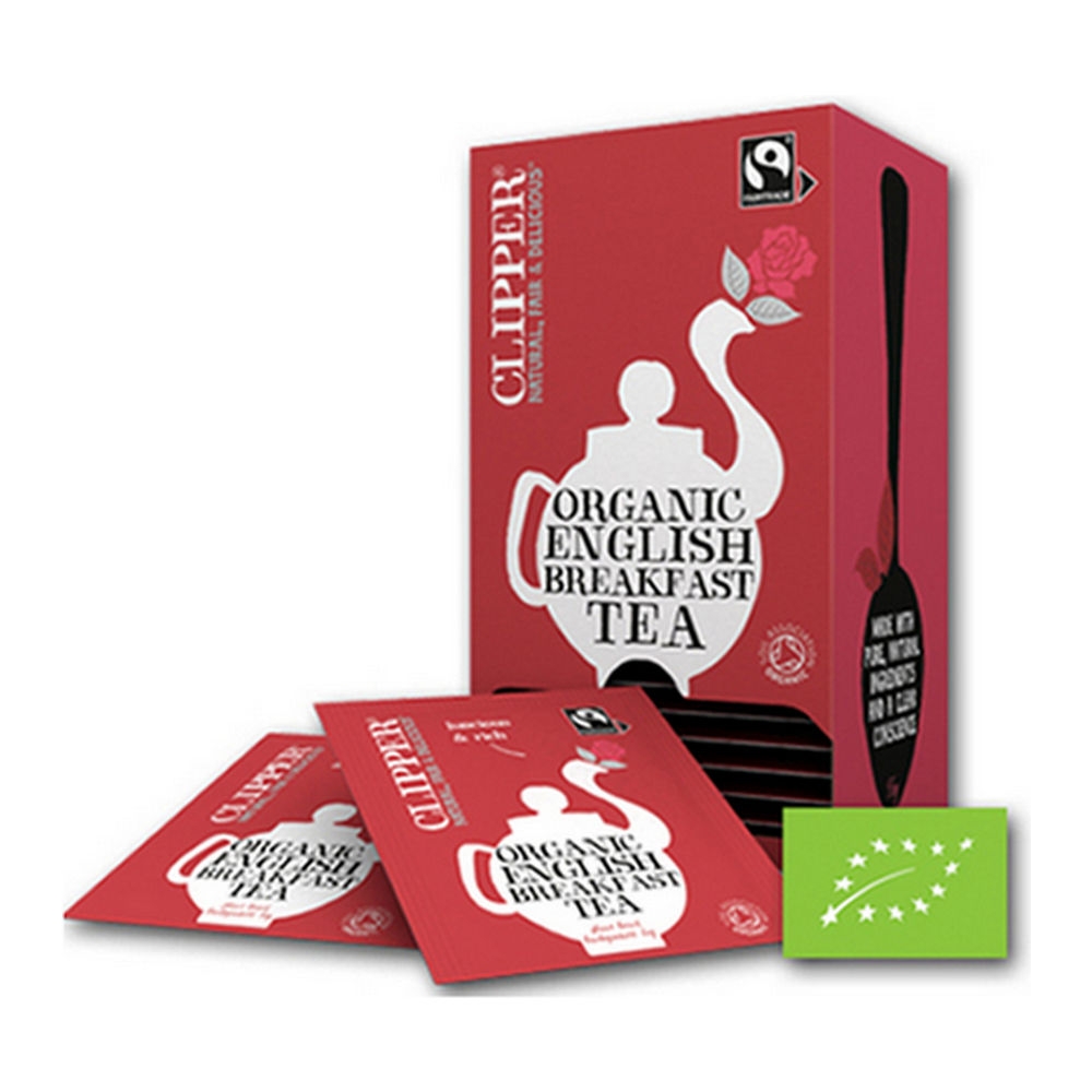 Clipper &VerticalLine; Fairtrade English Breakfast Bio &VerticalLine; 6 x 25 stuks