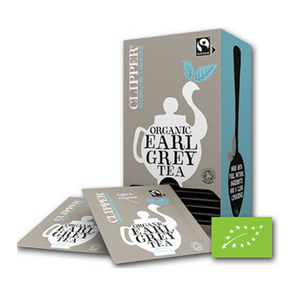 Clipper &VerticalLine; Fairtrade Earl Grey Bio &VerticalLine; 6 x 25 stuks