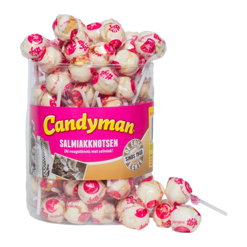 Candyman | Salmiakknotsen | 60 lollies
