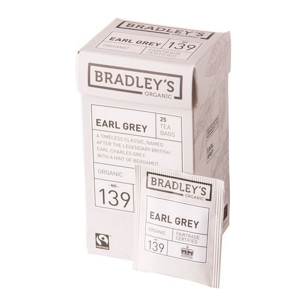 Bradley's &VerticalLine; Organic &VerticalLine; Earl Grey n.139 &VerticalLine; 100 x 2 gram