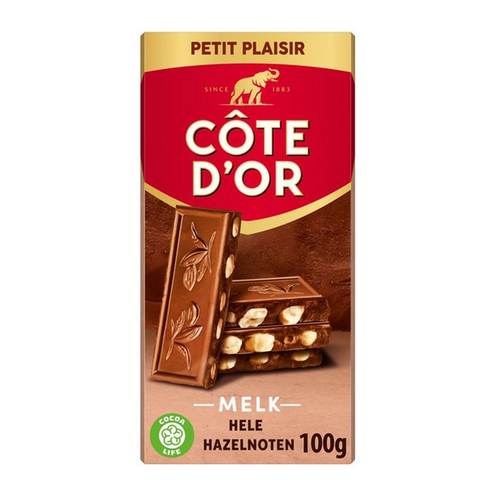 Cote D'or | Bloc Melk/Noot | 20 x 100 gram