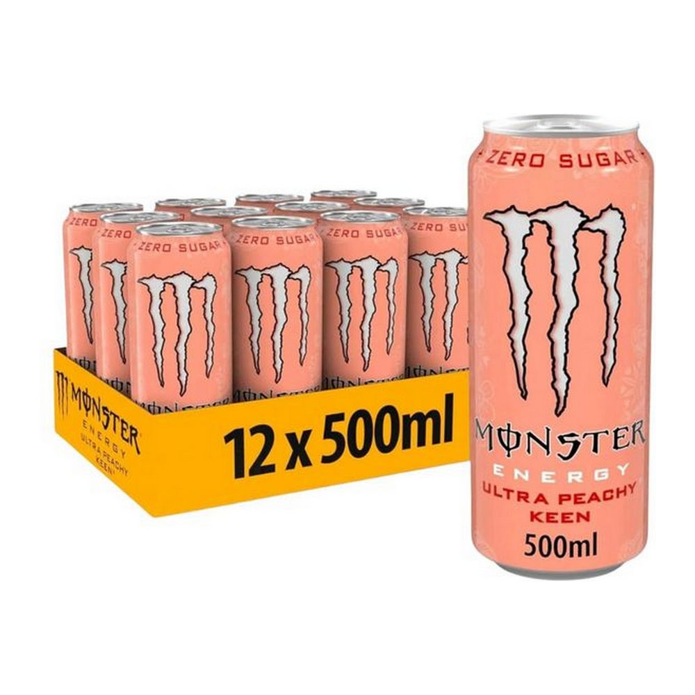 Monster | Ultra Peachy Keen | Blik | 12 x 0,5 liter