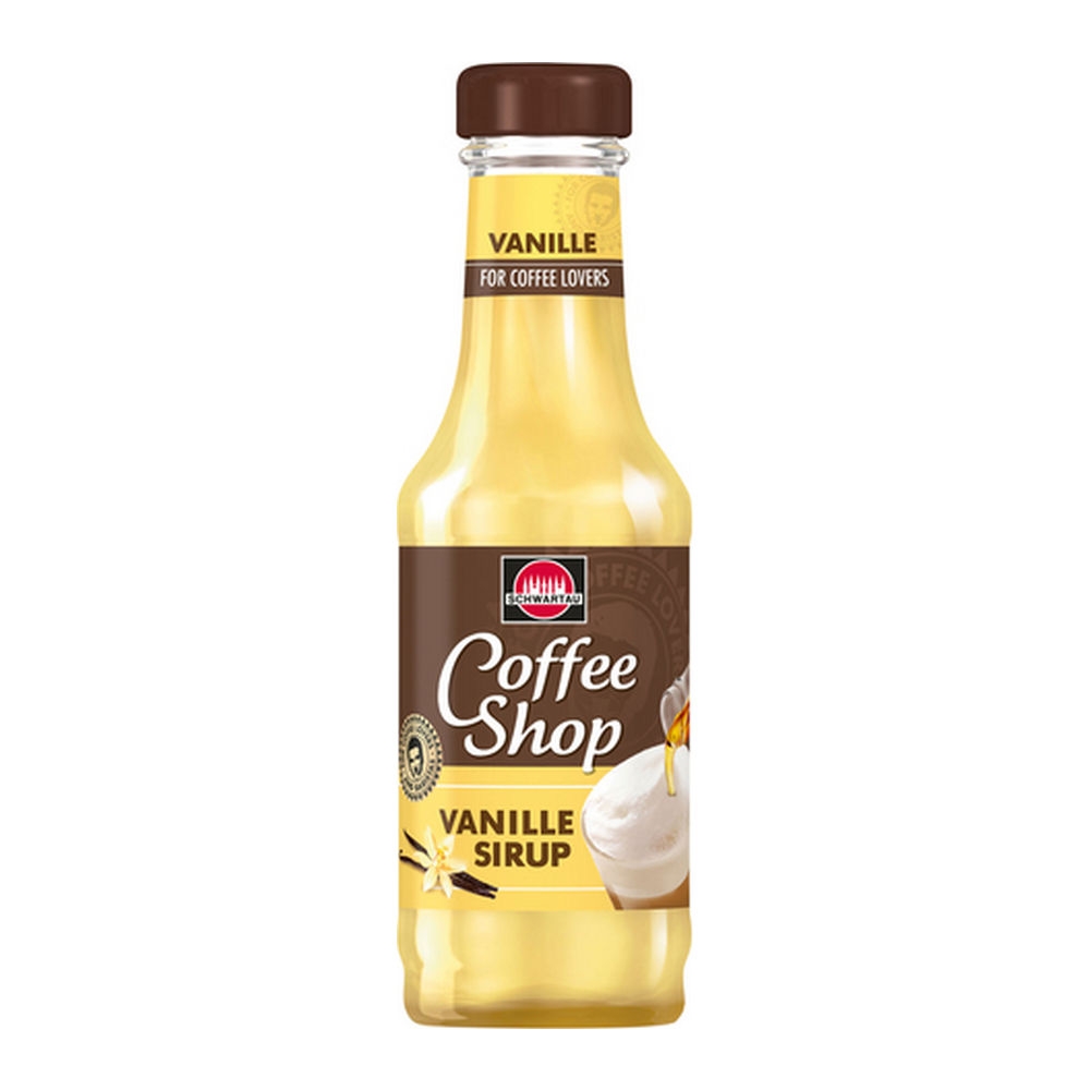 Schwartau | Coffee Shop Vanille Sirup | 8 x 200 ml