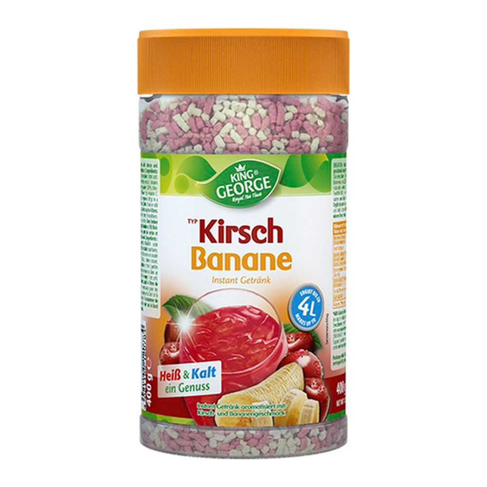 King george &VerticalLine; Getrank Kirch Banaan &VerticalLine; 12 x 400 gram